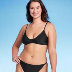 Women's Low Coverage Mini Bralette Bikini Top - Wild Fable™ Black -Wild Fable GUEST da1d5223 6c65 44a1 90b4 01881badb03d