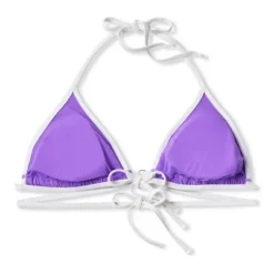 Women's Strappy Ring Front Triangle Bikini Top - Wild Fable™ Purple -Wild Fable GUEST db3fecda ec34 41d1 88a1 11b9e05662e6