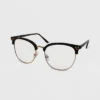 Women's Oversized Tortoise Print Square Blue Light Filtering Glasses - Wild Fable™ Brown -Wild Fable GUEST dbf0ec52 72a2 4866 816e 9e48b4585d18