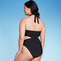 Women's Cross Front Halter One Piece Swimsuit - Wild Fable™ 10 Women's Cross Front Halter One Piece Swimsuit - Wild Fable™ -Wild Fable GUEST e412d338 0ea8 4958 8705 8d92631eb619