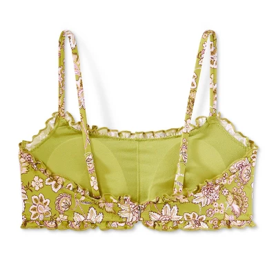 Women's Ruffle Detail Bralette Bikini Top - Wild Fable™ 8 Women's Ruffle Detail Bralette Bikini Top - Wild Fable™ - Image 6