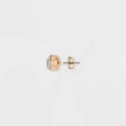 Pearl & Rhinestone Cubic Zirconia Stud Earring Set 18pc - Wild Fable™ White