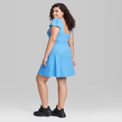 Women's Cap Short Sleeve Fit & Flare Knit Skater Dress - Wild Fable™ -Wild Fable GUEST eb690ee8 7eaa 4c00 9560 cc8911754539