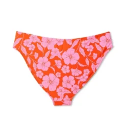 Women's Low-Rise Hipster Bikini Bottom - Wild Fable™ Orange/Pink Tropical Print -Wild Fable GUEST ec8ee226 5327 43ed b52a 4dd76a7e5940