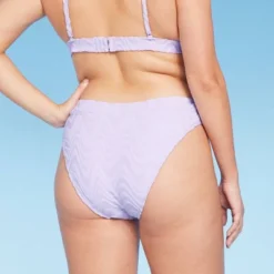 Women's Wavy Terry Textured Mid-Waist Ultra High Leg Cheeky Bikini Bottom - Wild Fable™ Lilac Purple 13 Women's Wavy Terry Textured Mid-Waist Ultra High Leg Cheeky Bikini Bottom - Wild Fable™ Lilac Purple -Wild Fable GUEST ed20528a ebb7 41db adea 102eafbebe9c