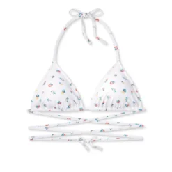 Women's Floral Print Strappy Triangle Bikini Top - Wild Fable™ White 13 Women's Floral Print Strappy Triangle Bikini Top - Wild Fable™ White -Wild Fable GUEST f24c57eb 5883 46f6 9dde bf7051ac6f74