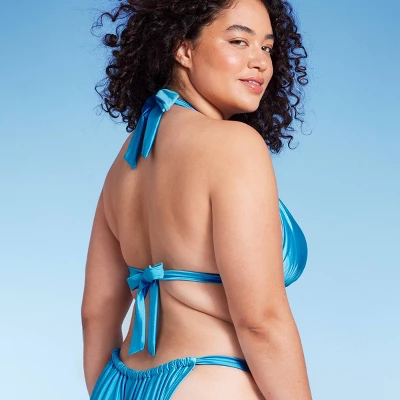 Women's Knotted Halter Bikini Top - Wild Fable™ 6 Women's Knotted Halter Bikini Top - Wild Fable™ - Image 4