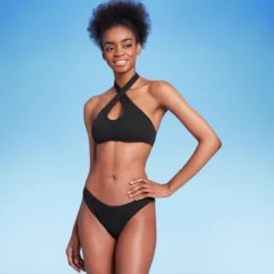 Women's Pucker Textured High Leg Cheeky Bikini Bottom - Wild Fable™ -Wild Fable GUEST f7788da6 956e 4600 aa17 9617a667db65