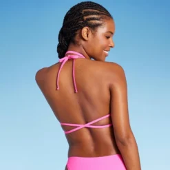 Women's Beaded Wrap Triangle Bikini Top - Wild Fableā¢