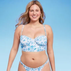 Women's Corset Longline Bikini Top - Wild Fable™ Cream -Wild Fable GUEST fc3fb723 99f7 4e50 bae2 2bb36ca8e85b