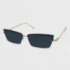 Women's Narrow Rimless Rectangle Cateye Sunglasses - Wild Fable™ Gold 1 Women's Narrow Rimless Rectangle Cateye Sunglasses - Wild Fable™ Gold -Wild Fable GUEST fc72aaa3 3657 41c3 b8c4 fed32c190e5d