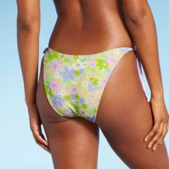 Women's Reversible Side-Tie Extra High Leg Extra Cheeky Bikini Bottom - Wild Fableā¢